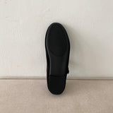 メリージェーンベンダブルラウンドベルベットフラットシューバレリーナシューズ / Mary Jane Bendable Round Velvet Flat Shoe Ballerina Shoes