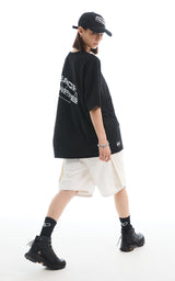リフレクティブオーバーサイズTシャツ