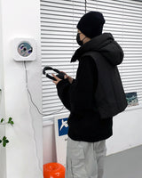 バケットパッデッドフーディ―ベスト/MO Bucket Padded Hooded Vest