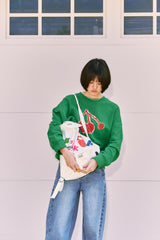 KIRSH X MISAKI KAWAI GRAPHIC BACKPACK [WHITE]