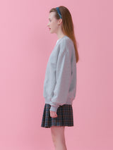 COTTON V NECK OVERFIT CARDIGAN_GREY (6612499759222)