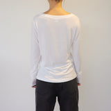 BEAUTY symbol long-sleeved T-Shirt (WHITE)