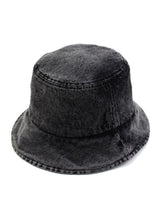 Washing Black Denim Bucket Hat (6602097492086)