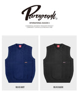 paragraph 21f/w two-headed knit vest 2color (6611364118646)