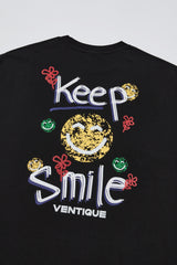 キープスマイルTシャツ / Keep smile T-shirt 2color