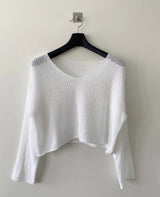 Dense V neck knit