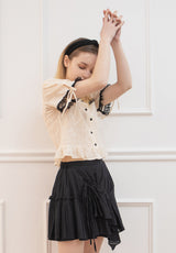 バタフライニットブラウス/butterfly knit blouse