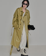 [自主製作] [Restock] ルーカスレザートレンチコート/LUCAS leather trench coat (2 color)