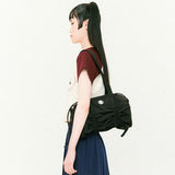Hammer String Shoulder Bag Black
