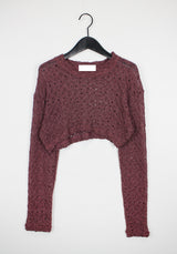 フロンクロップニット/Flon Crop Knit (4color)