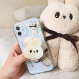 バニーダンダンアクリルスマホグリップ/Bunny DungDung Acrylic Tok BEIGE
