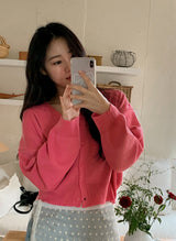 BC Simple V-neck Knit Cardigan (10color)