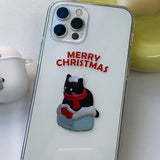 ICE Black - Santa Some Cat Phone Case