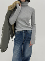 リブウォーマーポーラーTシャツ/Ribbed warmer polar T-shirt (3color)
