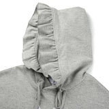 バニーラッフルフーディー/0 7 bunny ruffle hood - GREY