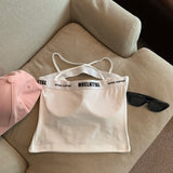 バンドストラップノースリーブトップ