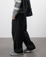 ダイアゴナルラインツータックワイドスラックス/diagonal line two tuck wide slacks 3color