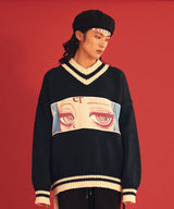 09ヘルガールケーブルニット / 0 9 hell girl cable knit (4579936010358)