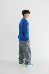 ロゴクルーネック / BSR2223FWPO033 BS LOGO CREWNECK BLUE