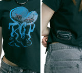 [ARTIST EDITION] TCP X WOOYOORI アンバランスクロップドtシャツ