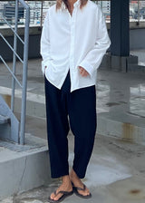 made by vir pleats pants 2COLOR