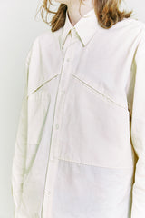 Oblique Cover Shirt cream (6683707474038)