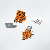 THREE TIGERS 4PCS STICKERS (6538532814966)