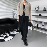 CR レガシーストライプクロップドジャケット / CR Legacy Striped Cropped Jacket (2 colors)