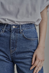 クロップドデニム/CROPPED DENIM_BLUE