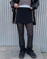 Lace skirt pants