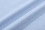 リーセントロゴストライプハーフシャツ/RECENT LOGO HALF SHIRT_SKY BLUE