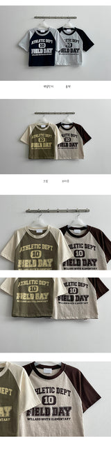 フィールドナグランクロップド半袖Tシャツ / Field Naglan Cropped Short Sleeve Tee