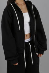 KEVIN OVER-FIT HOOD ZIP-UP