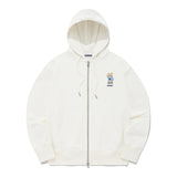 ウィティーバニーワッペンフーディージップアップ／WITTY BUNNY WAPPEN HOODIE ZIP UP [IVORY]