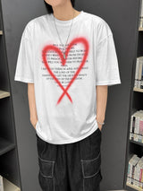ハートグラフィックTシャツ / Heart graphic T-shirt