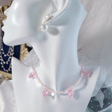 Butterfly beads necklace