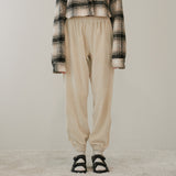 CORDUROY JOGGER PANTS (IVORY) (6645949792374)