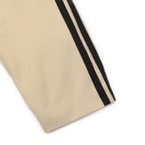[UNISEX] Satin-Trimmed Padded Racing Jacket (Beige)