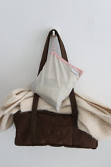 flat pouch (pink grey)