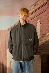 センスロゴウィンドブレーカー / 25P SENSE LOGO WIND BREAKER_CHARCOAL