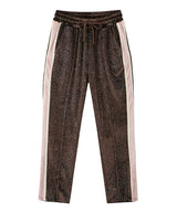 ベルベットライニングトラックパンツ/ velvet lining track pants - BROWN (4435428933750)