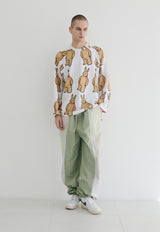 パットジャージロングスリーブ / BSR2223FWPO042 BR PAT JERSEY LONG SLEEVE WHITE