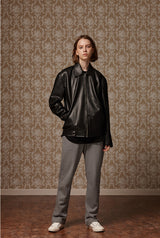 Low-cut leather jacket (4622119731318)