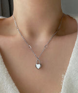 ハートロックユニークネックレス/haj Heart lock unique necklace
