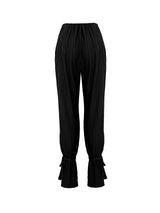 PLEATS ANKLE STRAP PANTS (2 COLOR) (6682303561846)