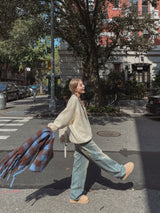 (UNISEX) グリックビンテージワイドデニムパンツ