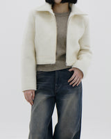 モヘアクロップジャンパー / Mohair Crop Jumper (2color)