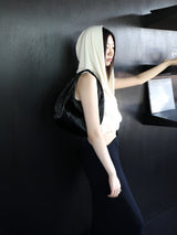 Egg Mini Bag _ Metallic [Black]