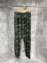 Camouflage Lettering Jogger Pants