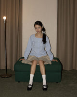 Uネックシャツ